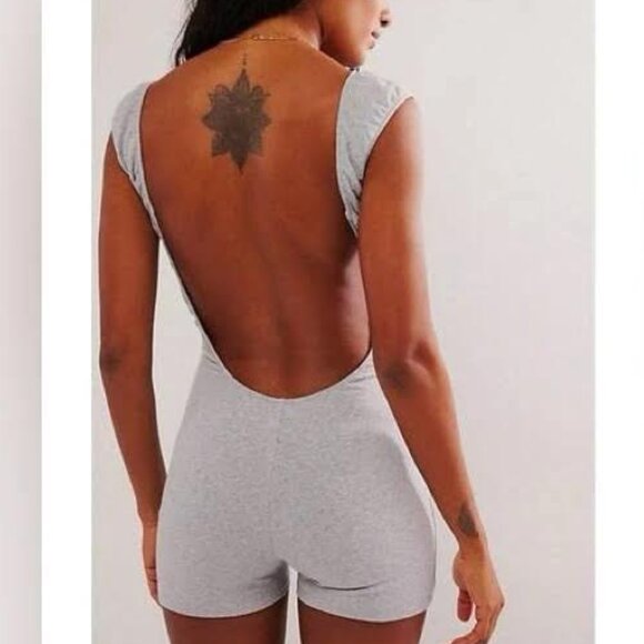 FREE PEOPLE weekend friend shortie bodysuit Sz XL NEW - Picture 2 of 9